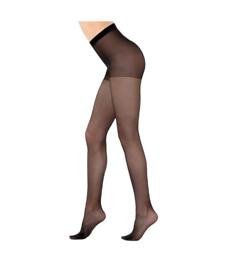 Collant Femme Confort et Résistance DIAMANTINO Pack de 3 Collants Voile Noir 15D