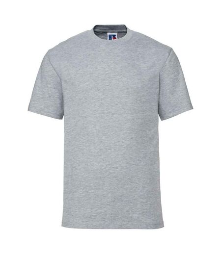 Unisex Adult Super Ringspun Cotton Classic T-shirt Light Oxford Russell