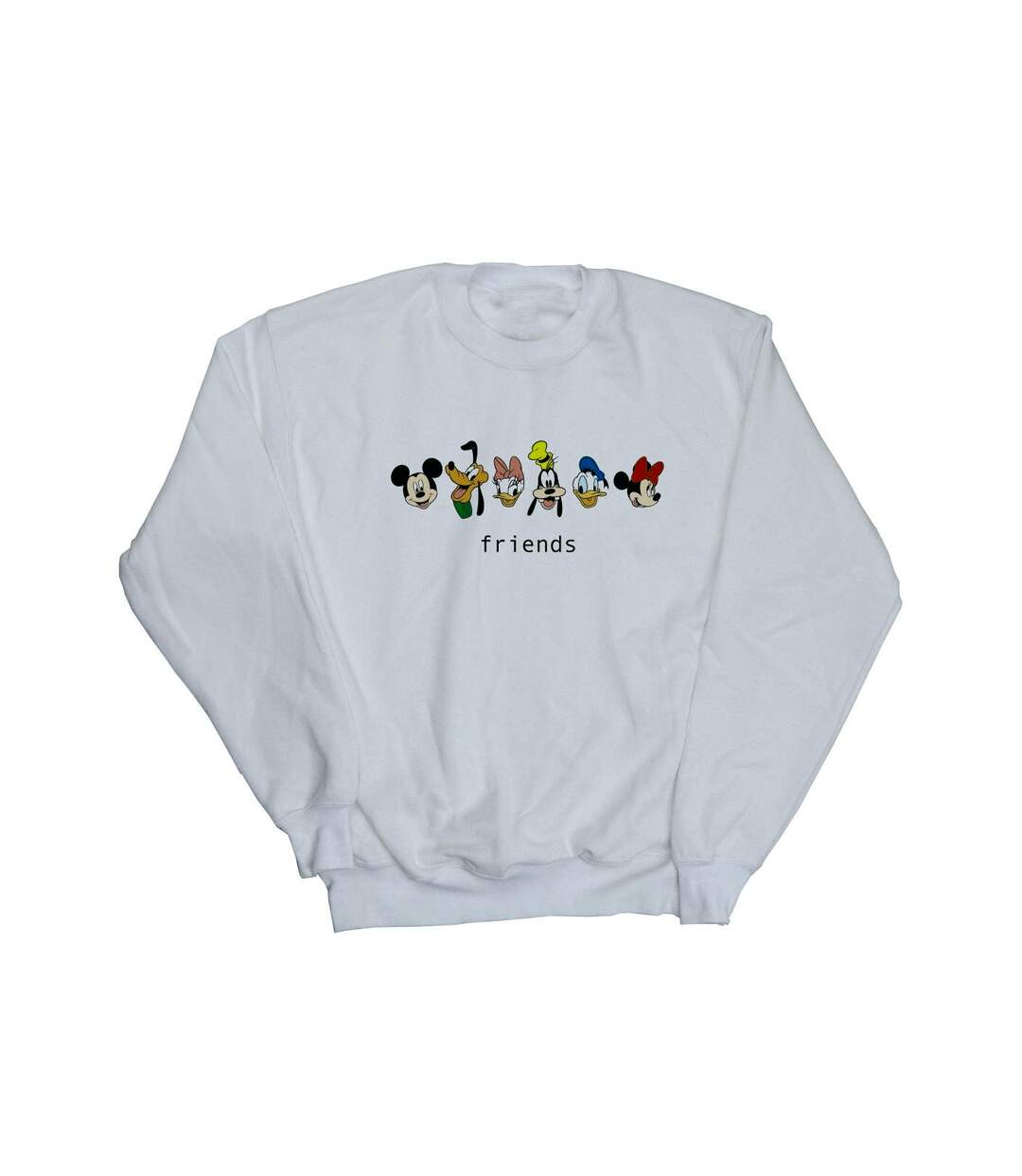 Disney Sweatshirt Mickey Mouse And Friends Femme/Ladies (Blanc) - UTBI28412-1