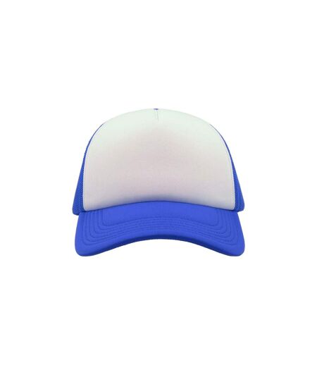 Rapper 5 Panel Trucker Cap Royal Blue White Atlantis