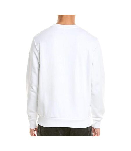 Sweat blanc homme diesel felpa - l
