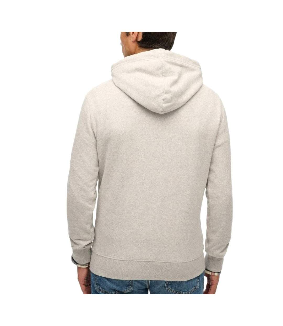 Sweat à capuche gris homme superdry duo classic-2