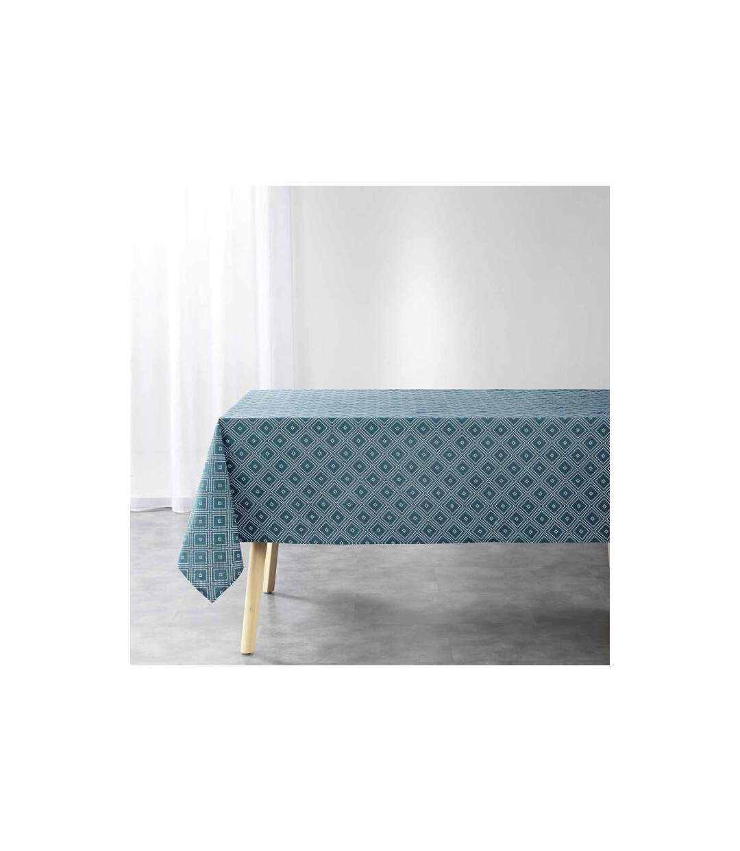 Nappe Rectangulaire Idylle 140x240cm Émeraude-1