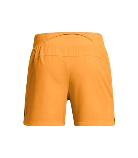 Short launch pro homme orange Under Armour