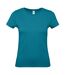 Womens/ladies e150 t-shirt diva blue B&C