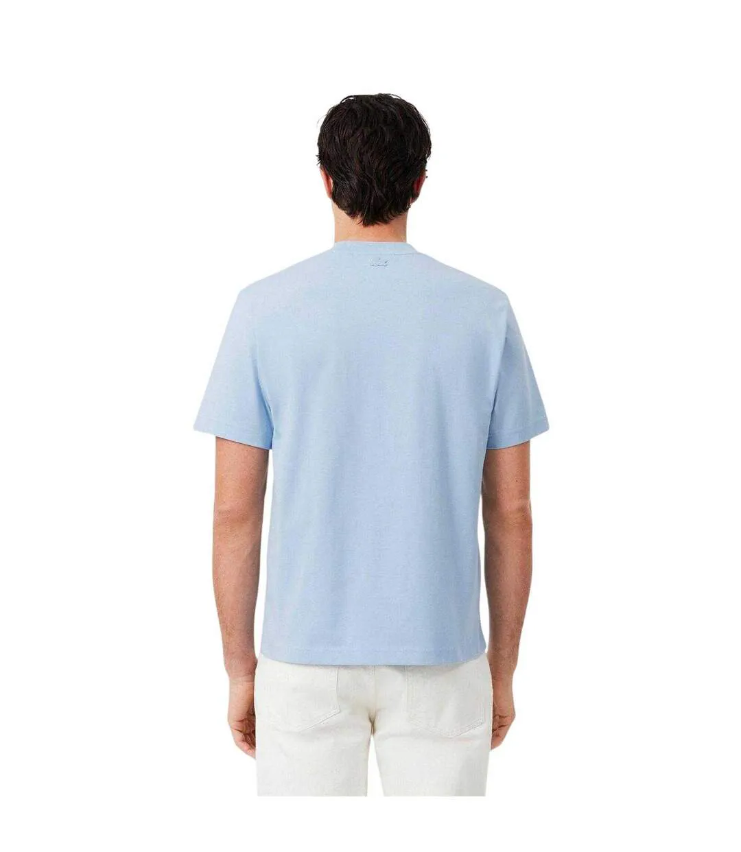 T-shirt Motif/style Logo Homme Bleu Lacoste-3