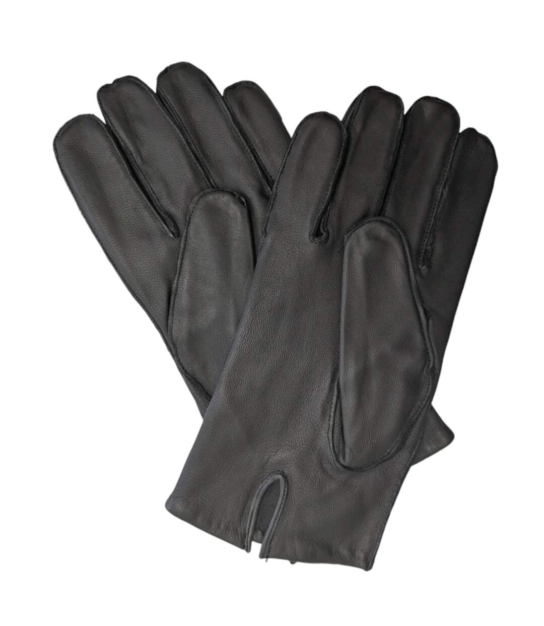 Unisex adult leather gloves black Eastern Counties Leather-1