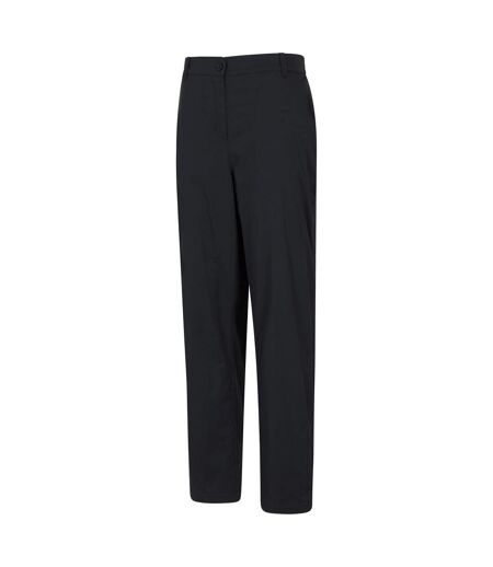 Womens/ladies Delta Fleece Lined Short Winter Trousers Black Mountain Warehouse