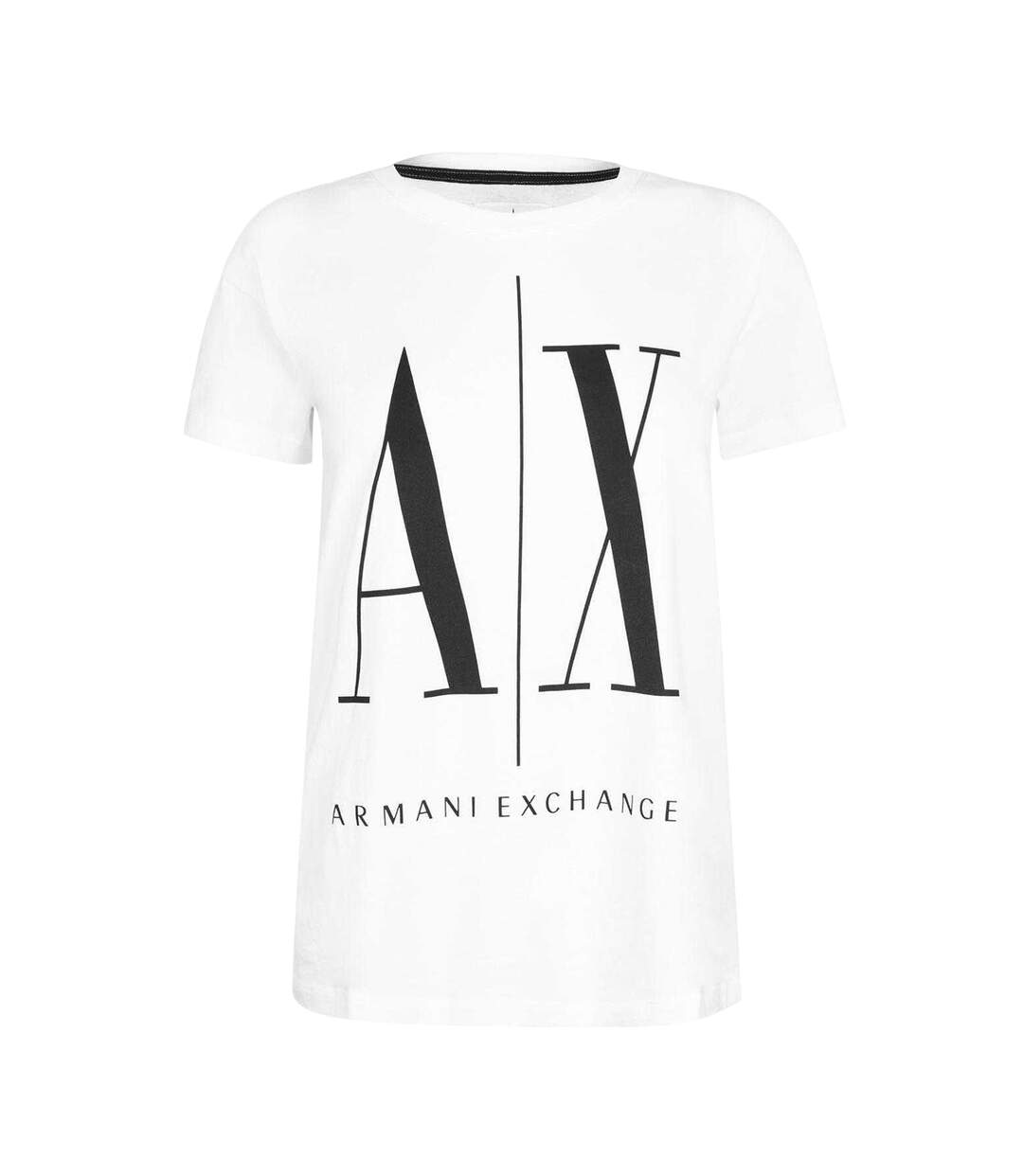 T-shirt Motif/style Logo Femme Blanc Armani Exchange-1
