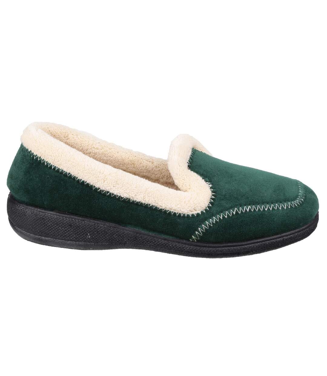 Maier chaussons classiques femme vert Fleet & Foster-3