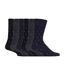 6 Paires Chaussettes Homme Bambou sans Élastique-1