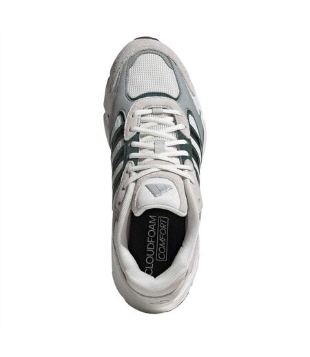 Mens Crazychaos 2000 Suede Cloudfoam Trainers White Adidas