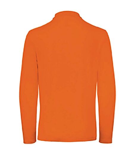 Polo Manches Longues Id.001 Homme Orange B&C