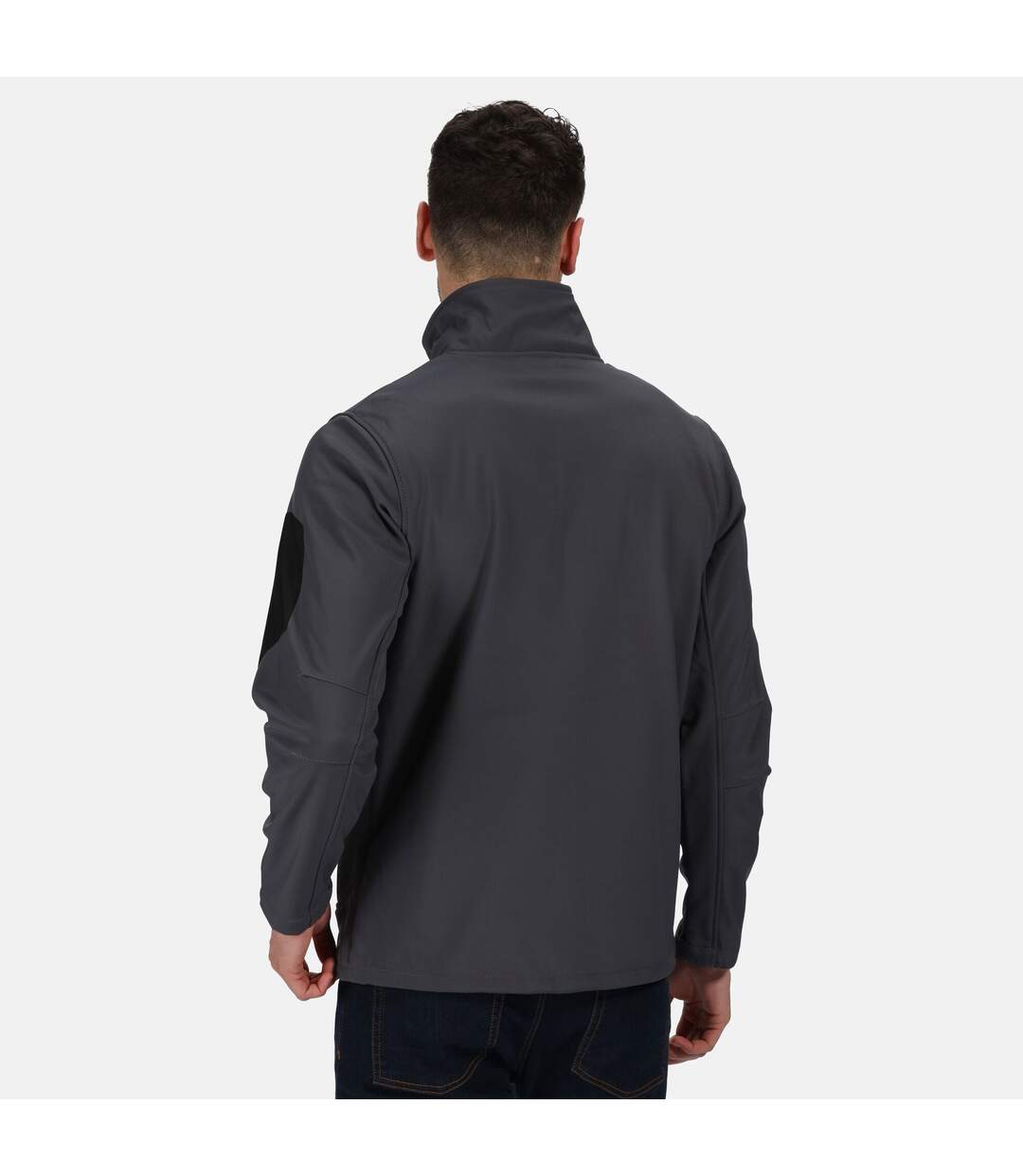 Regatta Standout Mens Arcola 3 Layer Waterproof And Breathable Softshell Jacket (Seal Grey/Black)