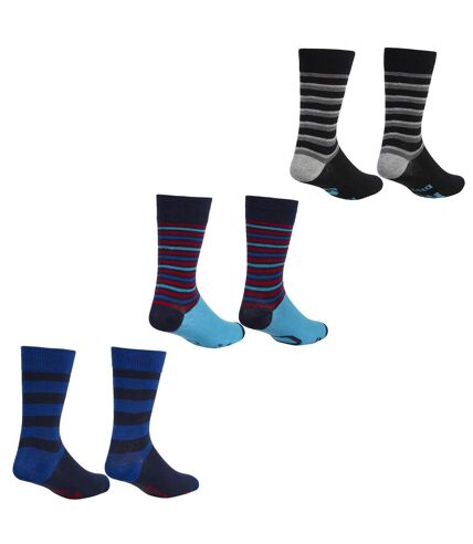 Chaussettes homme noir / bleu marine / bleu Universal Textiles