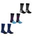 Chaussettes homme noir / bleu marine / bleu Universal Textiles