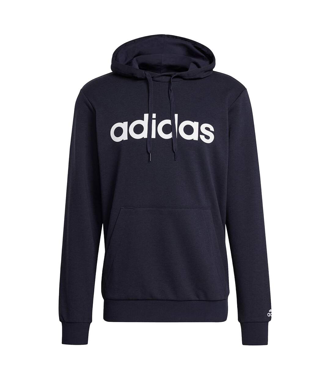 Sweat À Capuche Style Logo Essentials Homme Bleu Marine Adidas-2
