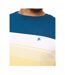 Mens Portmen Yarn Dyed Stripe Cotton T-shirt Yellow Stripe Bewley & Ritch-4