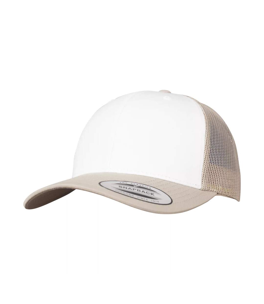 Casquette Trucker Retro Marron Blanc Flexfit-1