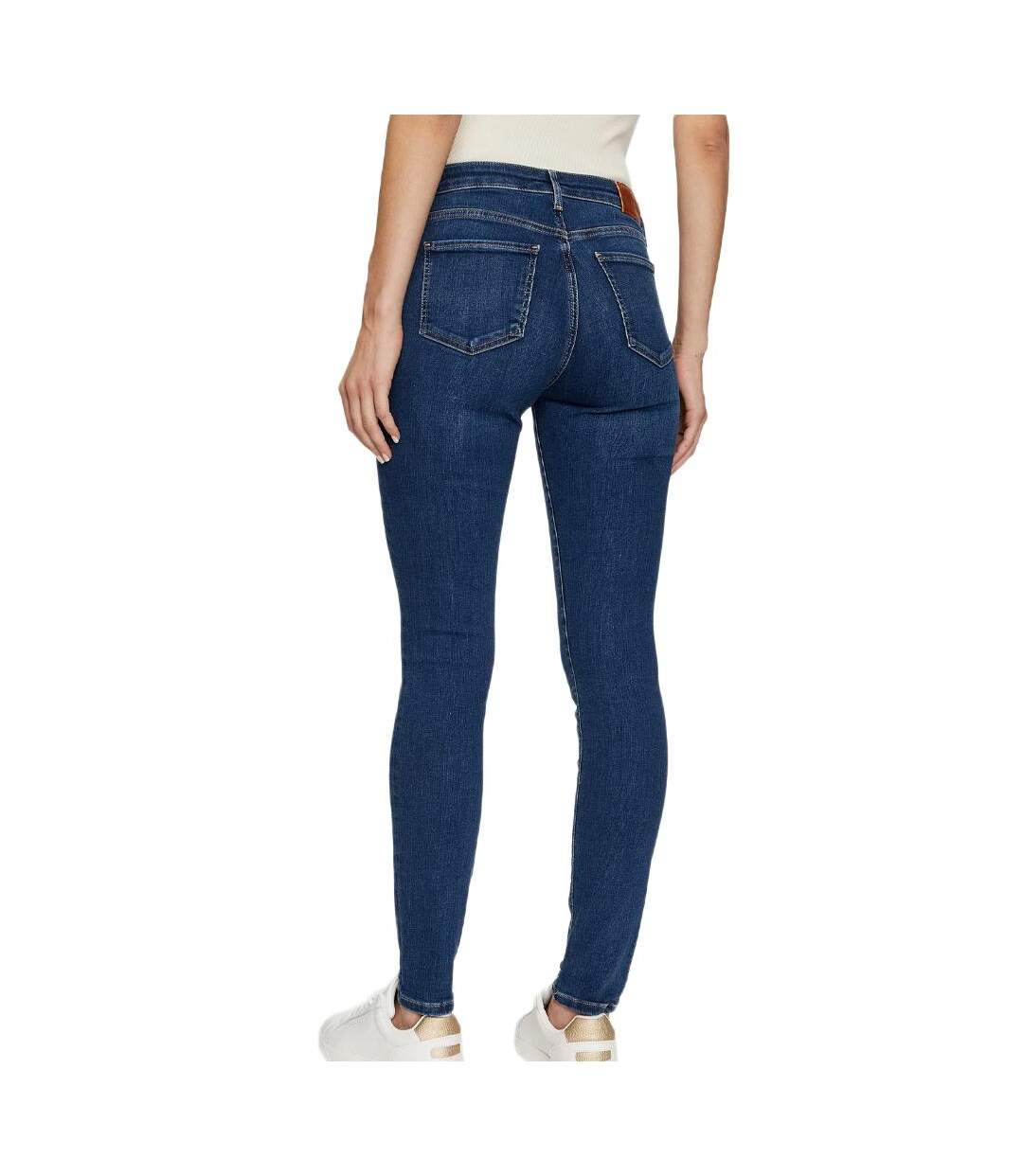 Jeans Skinny Bleu Foncé Femme Tommy Hilfiger Como - W25-L32-2