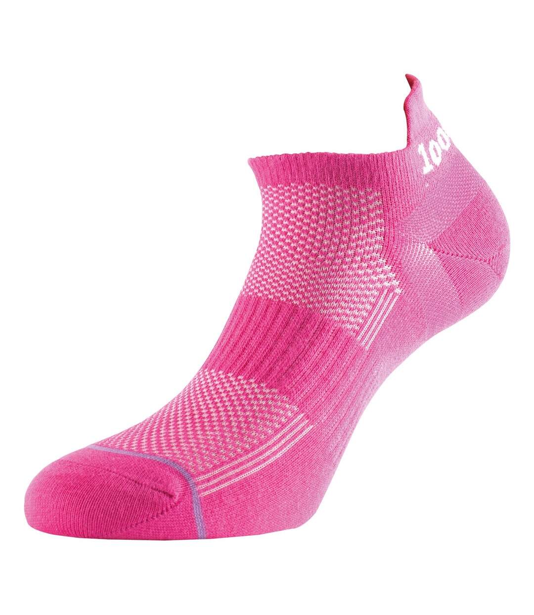 Socquettes ultimate femme rose vif 1000 Mile