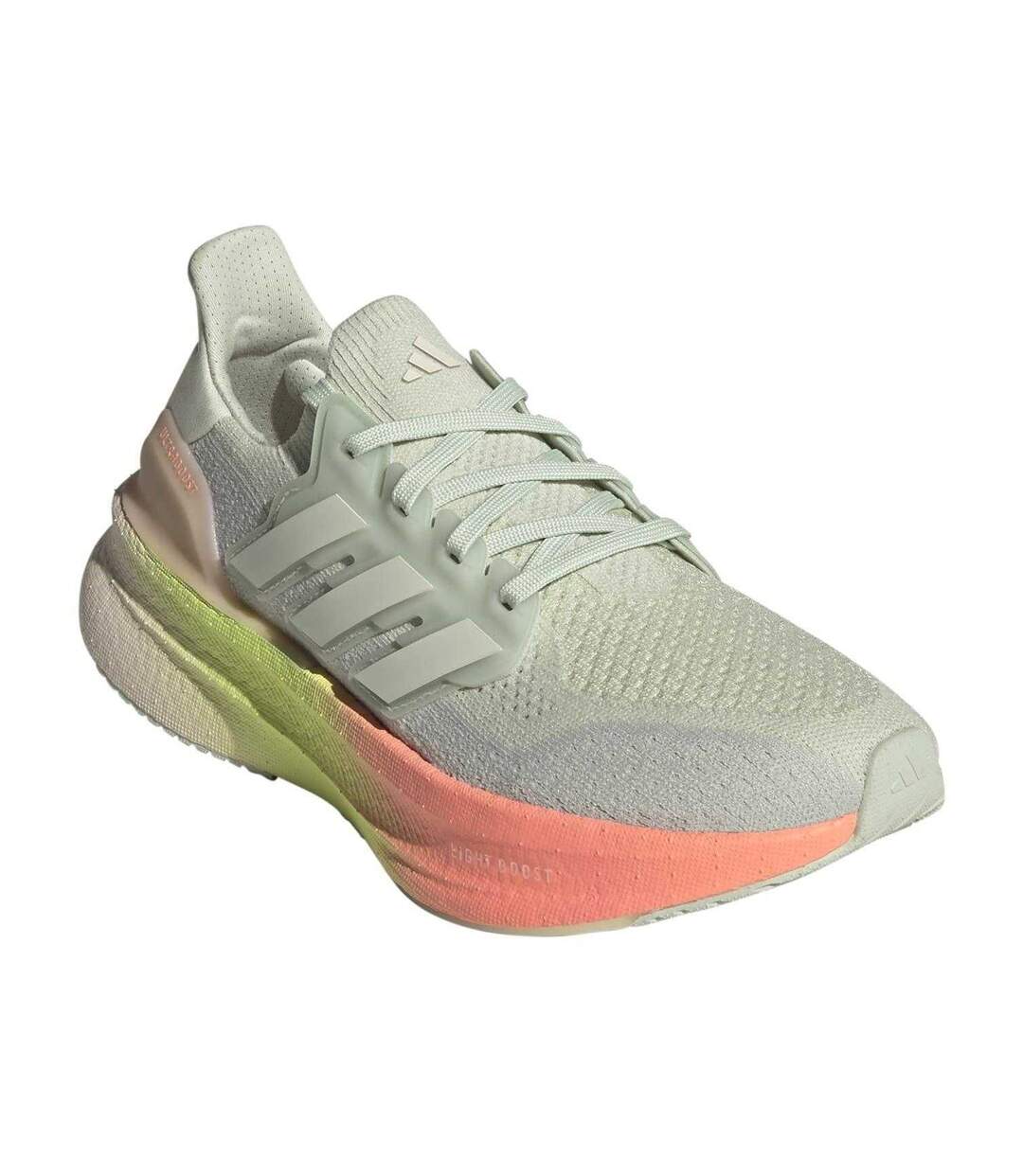 Womens/ladies Ultraboost 5 Road Gradient Trainers Linen Green Adidas-1