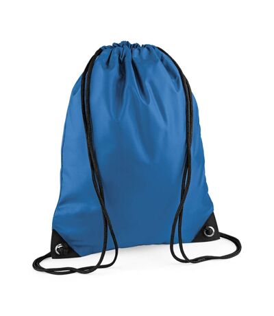 Sac À Cordon Premium Taille Unique Bleu Saphir Bagbase
