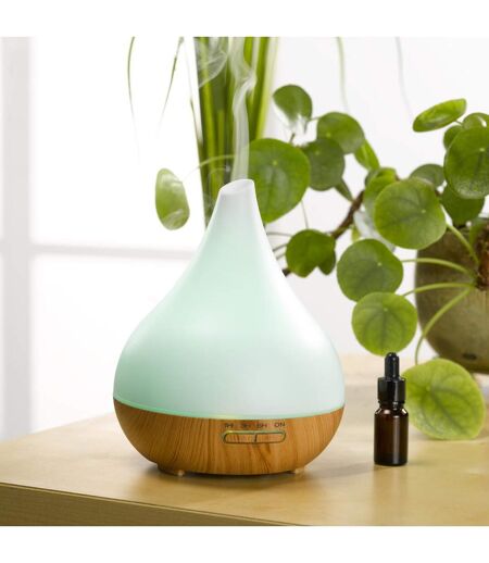 Diffuseur d'Huile Essentielle LED Nuage 400ml Blanc