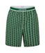 Mens Crocodile Print Lounge Pyjama Shorts Green Lacoste-1