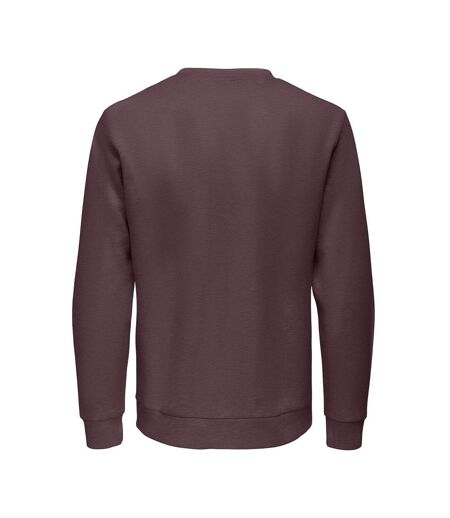 Sweat bordeaux homme only & sons chase