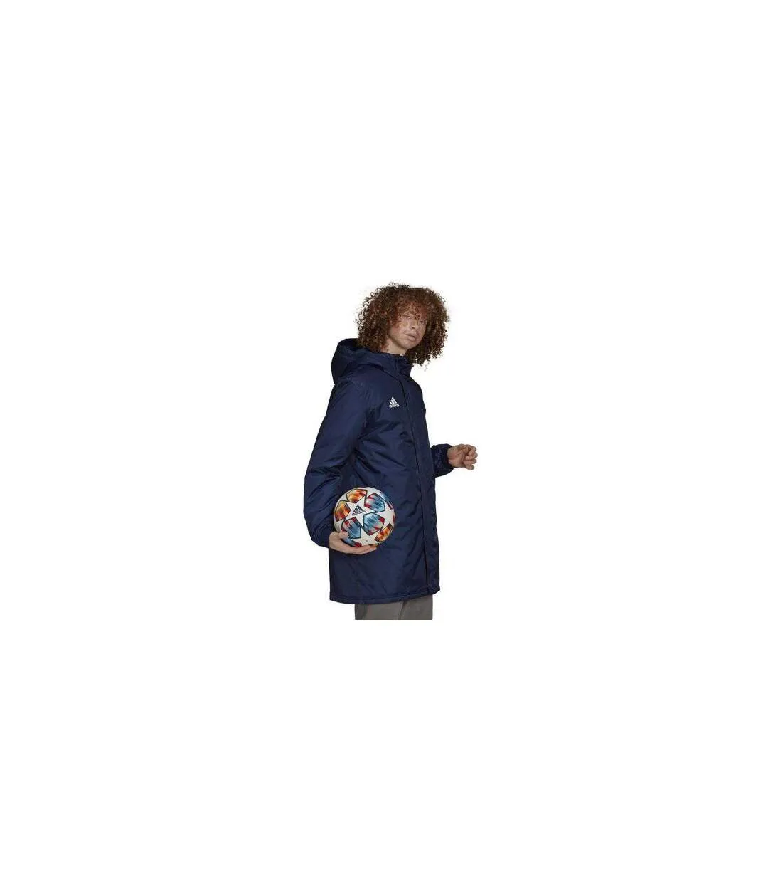 Mens Entrada 22 Stadium Jacket Navy Blue Adidas-1