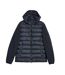 Mens Mixed Softshell Down Jacket Black Gant-2