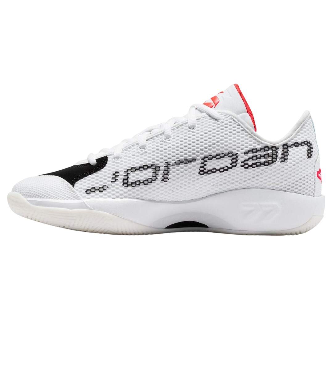Chaussures De Basket Luka Homme Blanc Rouge Cramoisi Nike-3