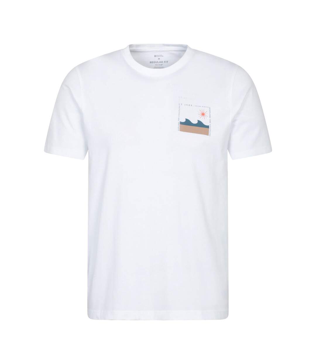 T-shirt St Ives Homme Blanc Cassé Mountain Warehouse-1