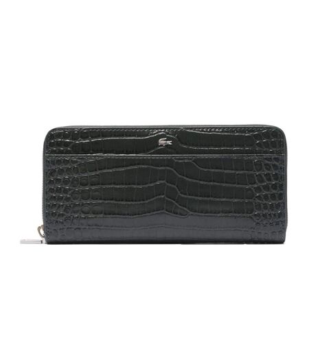 Portefeuille noir femme lacoste chantaco