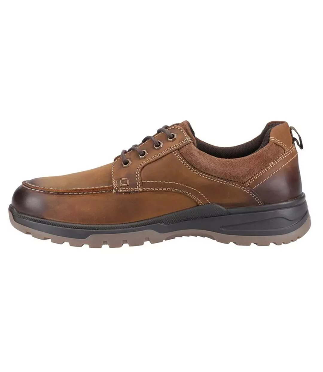 Baskets Percy Homme Brun Clair Hush Puppies-3