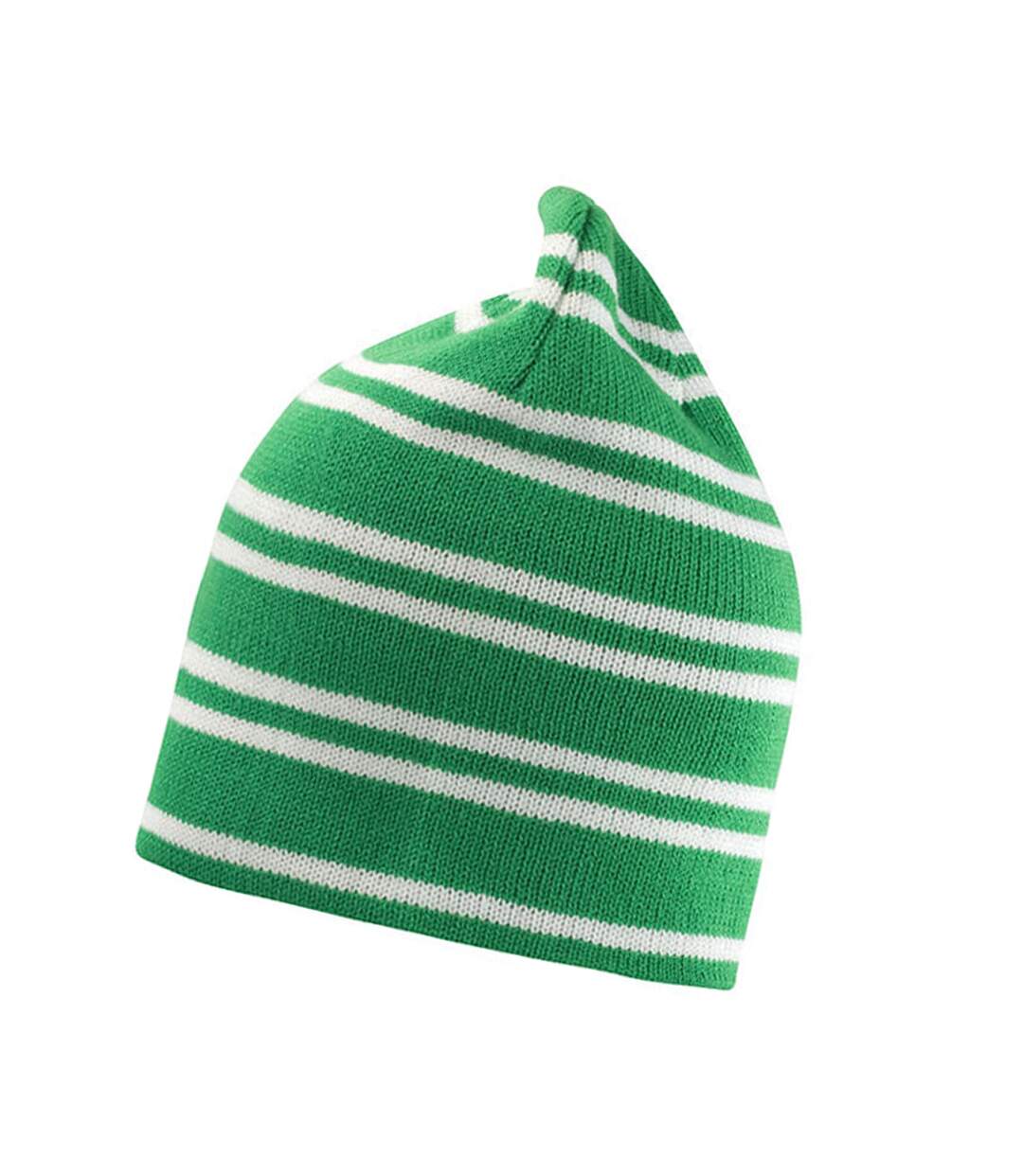Bonnet Team Blanc Vert Kelly Result Winter Essentials-3