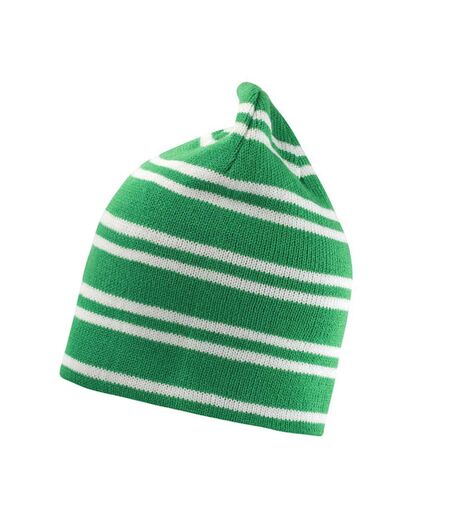 Bonnet Team Blanc Vert Kelly Result Winter Essentials