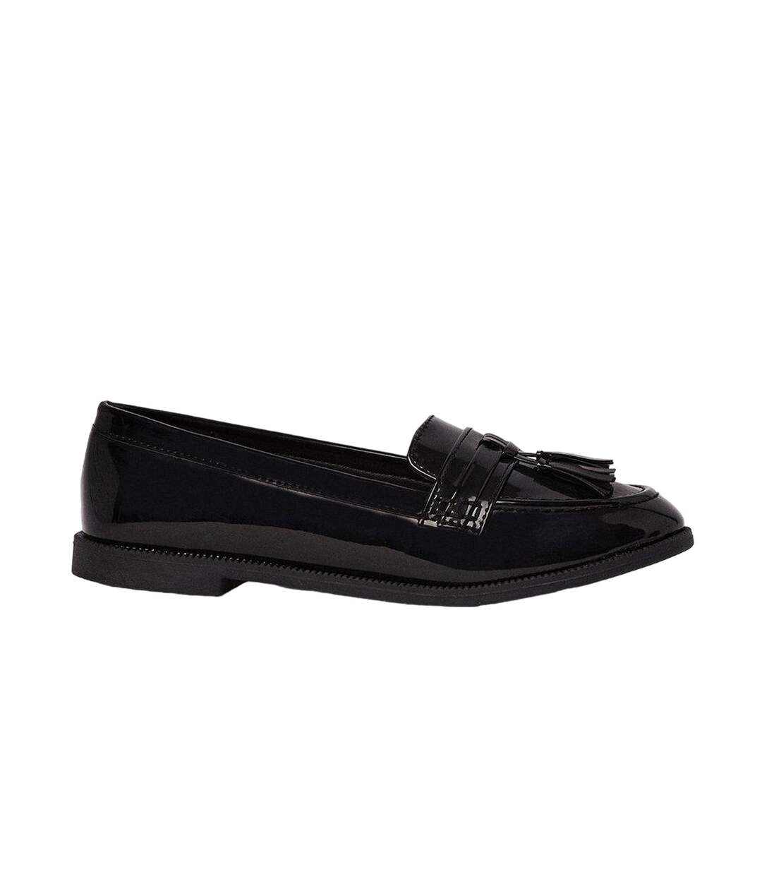 Mocassins lennie femme noir véritable Dorothy Perkins-2