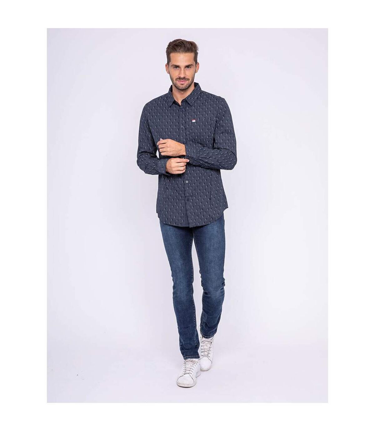 Chemise manches longues motif imprimé TEMPO - RITCHIE