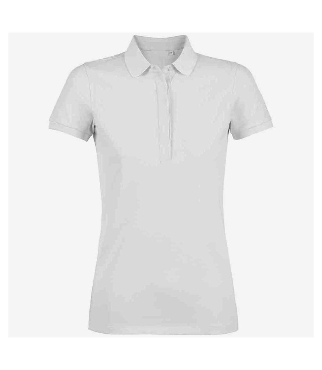 Polo owen femme blanc NEOBLU