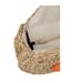 Sac de Plage Fleur 40cm Naturel & Orange-3