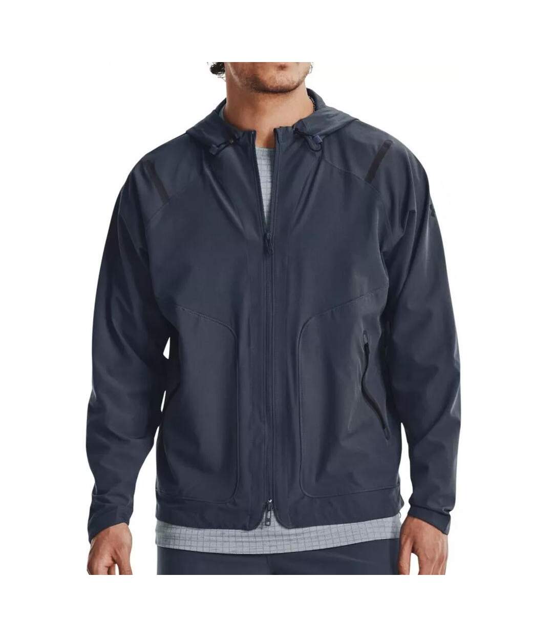 Veste Coupe Vent Gris Foncé Homme Under Armour Unstoppable - L-1