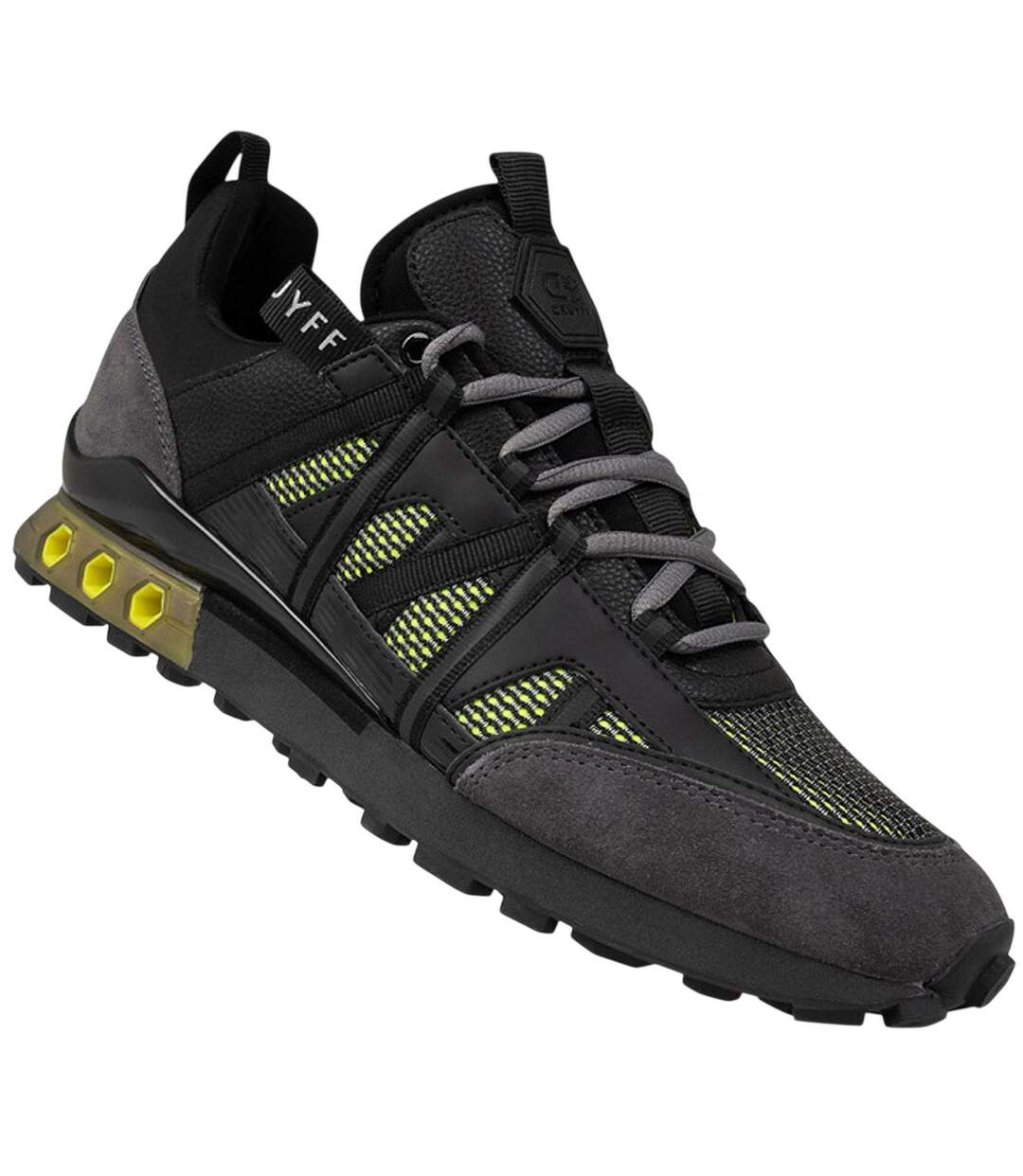 Baskets Fearia Futura Homme Jaune Noir Cruyff-4