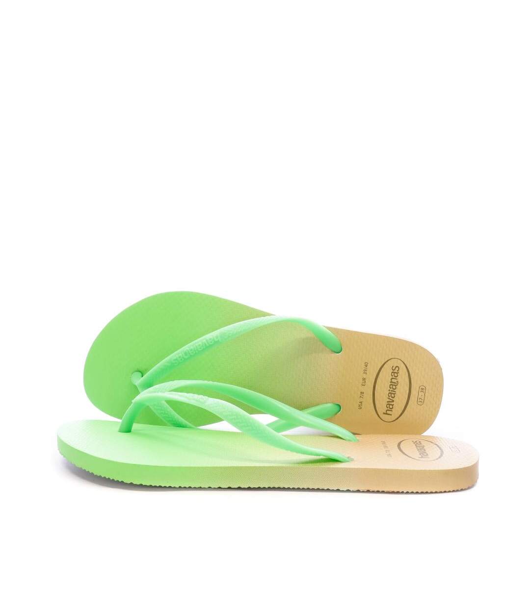 Tongs Orange/Vert Femme Havaianas Slim Lux Sw Gradient - 35/36-1