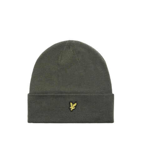 Mens logo beanie mid grey marl Lyle & Scott