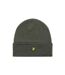 Mens logo beanie mid grey marl Lyle & Scott