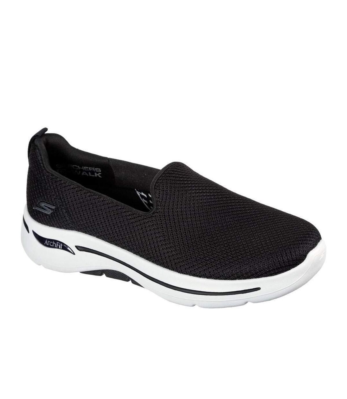 Skechers Womens/Ladies GOwalk Arch Fit Grateful Sneakers (Black) - UTFS8014