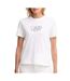 T-Shirt blanc femme calvin klein jeans fitted script-1