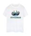 Disney Womens/Ladies Lilo & Stitch Stitchmas Glasses Cotton Boyfriend T-Shirt (Blanc) - UTBI30656-1